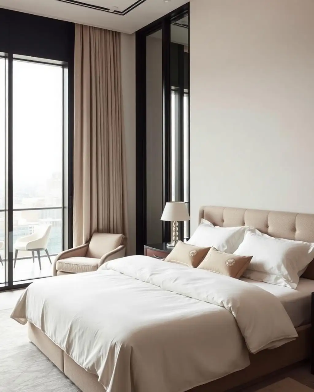 Signed hotel mock-up guestroom used as the reference for a full-floor rollout