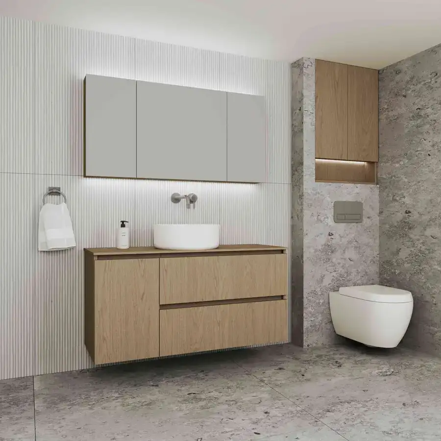 Έπιπλο μπάνιου Impact Brera Craft — 120 cm
