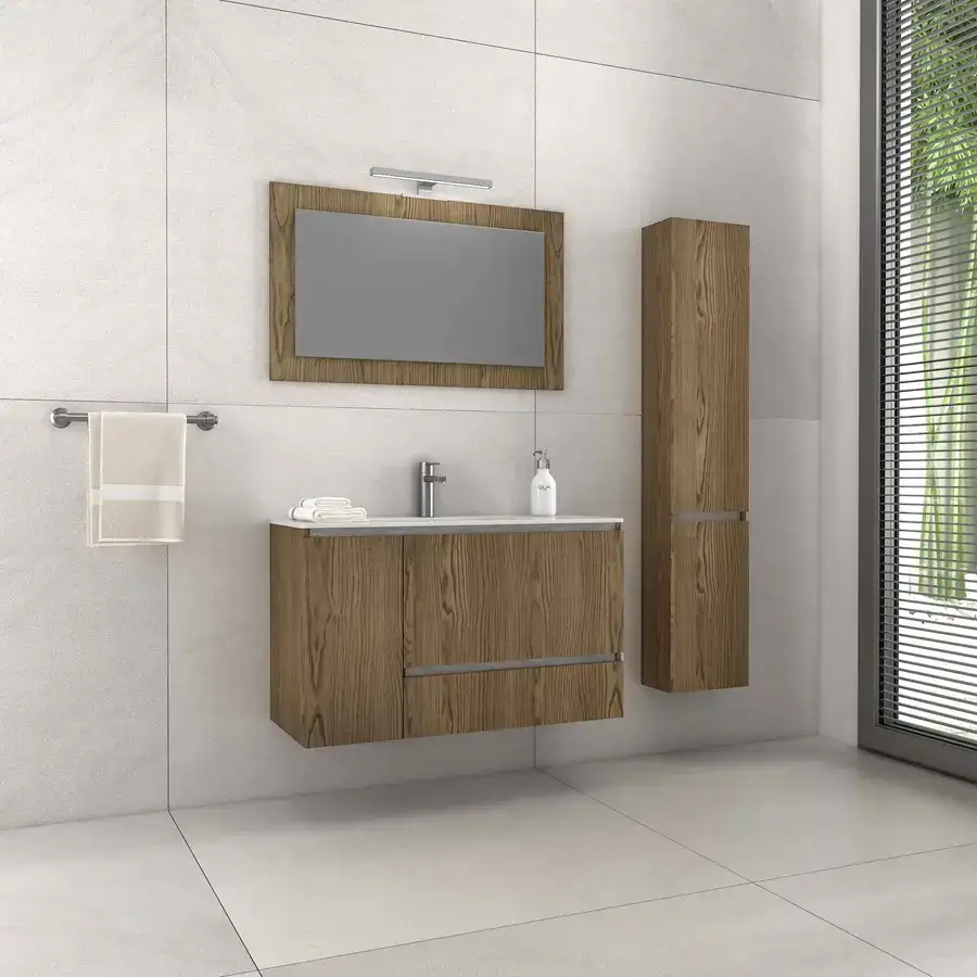 Έπιπλο μπάνιου Impact Natural Caserta — 90 cm