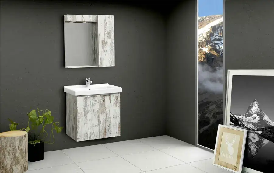 Έπιπλο μπάνιου Impact Natural Folegandros — 55 cm