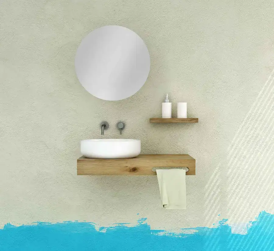 Έπιπλο μπάνιου Impact Wood Wood — 60, 80 και 120 cm