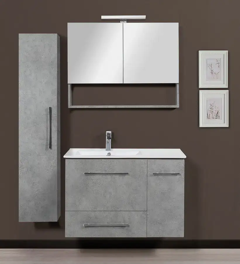 Έπιπλο μπάνιου Mabo Dual M — MDF, 50, 70 και 90 cm