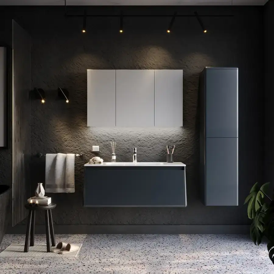 Έπιπλο μπάνιου MartinBath Bella — MDF με λάκα, 80 και 101 cm