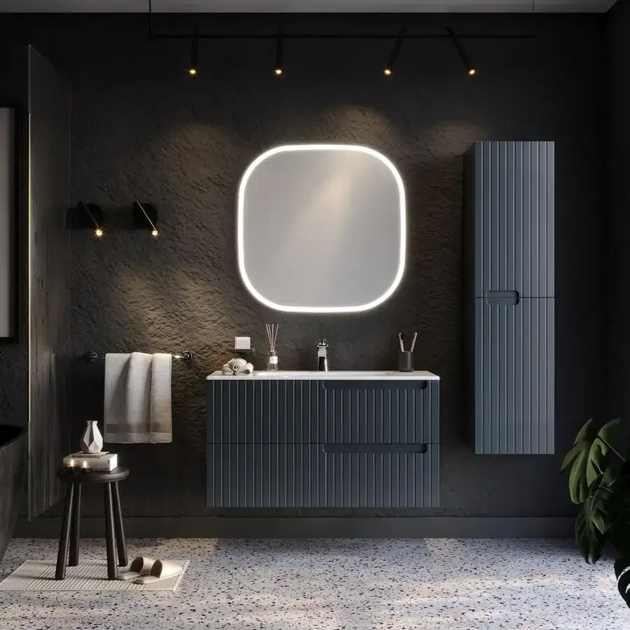 Έπιπλο μπάνιου MartinBath Enza — MDF με λάκα, 60, 80 και 100 cm