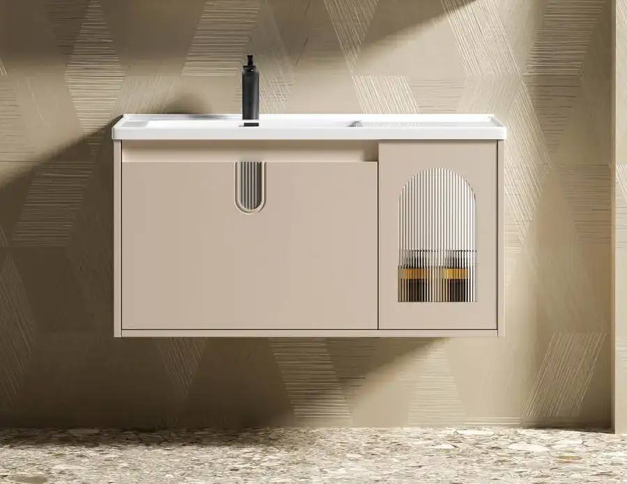 Έπιπλο μπάνιου MartinBath Muse — κόντρα πλακέ θαλάσσης, 80, 90 και 100 cm