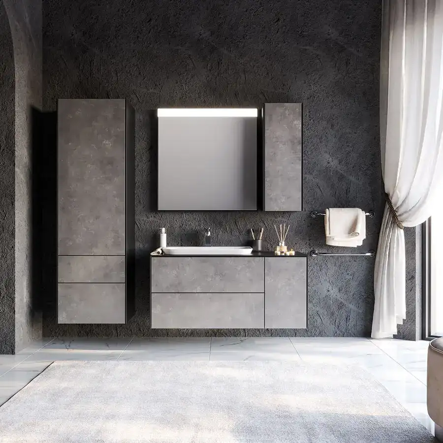 Έπιπλο μπάνιου MartinBath Rodos — MDF με λάκα, 85 και 110 cm