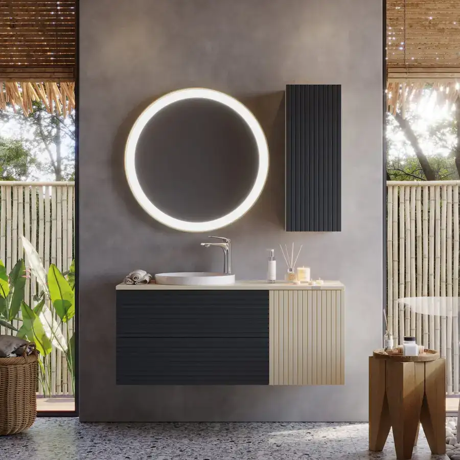 Έπιπλο μπάνιου MartinBath Vien — MDF με λάκα, 80 και 120 cm