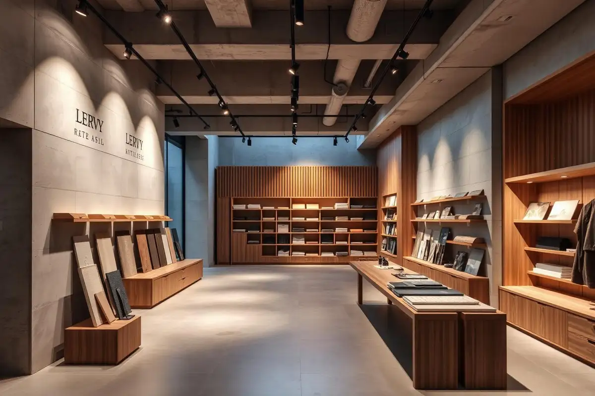 Completed retail fit-out ready for opening