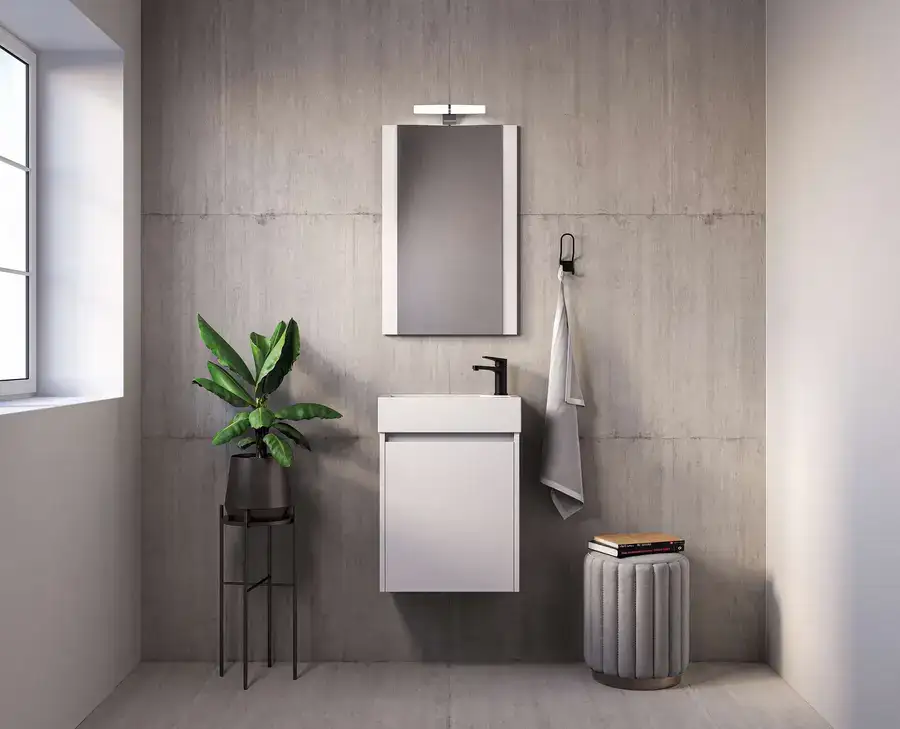Έπιπλο μπάνιου Zebis Eco — λάκα, 45, 50, 60, 70, 80, 90, 100 και 120 cm